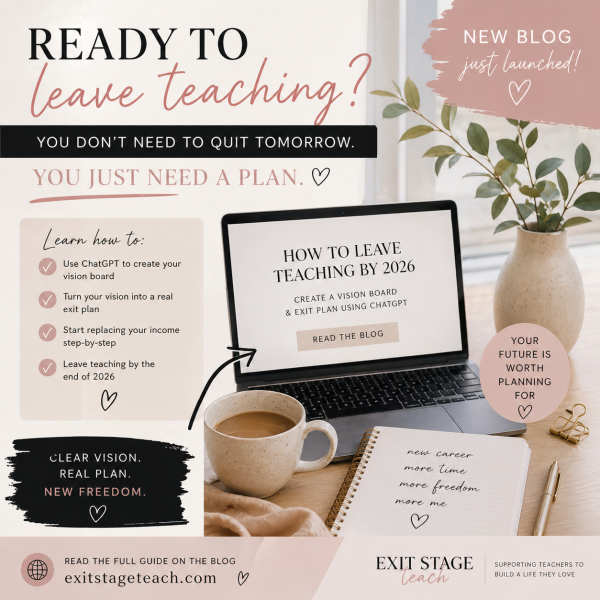 How to Leave Teaching by 2026